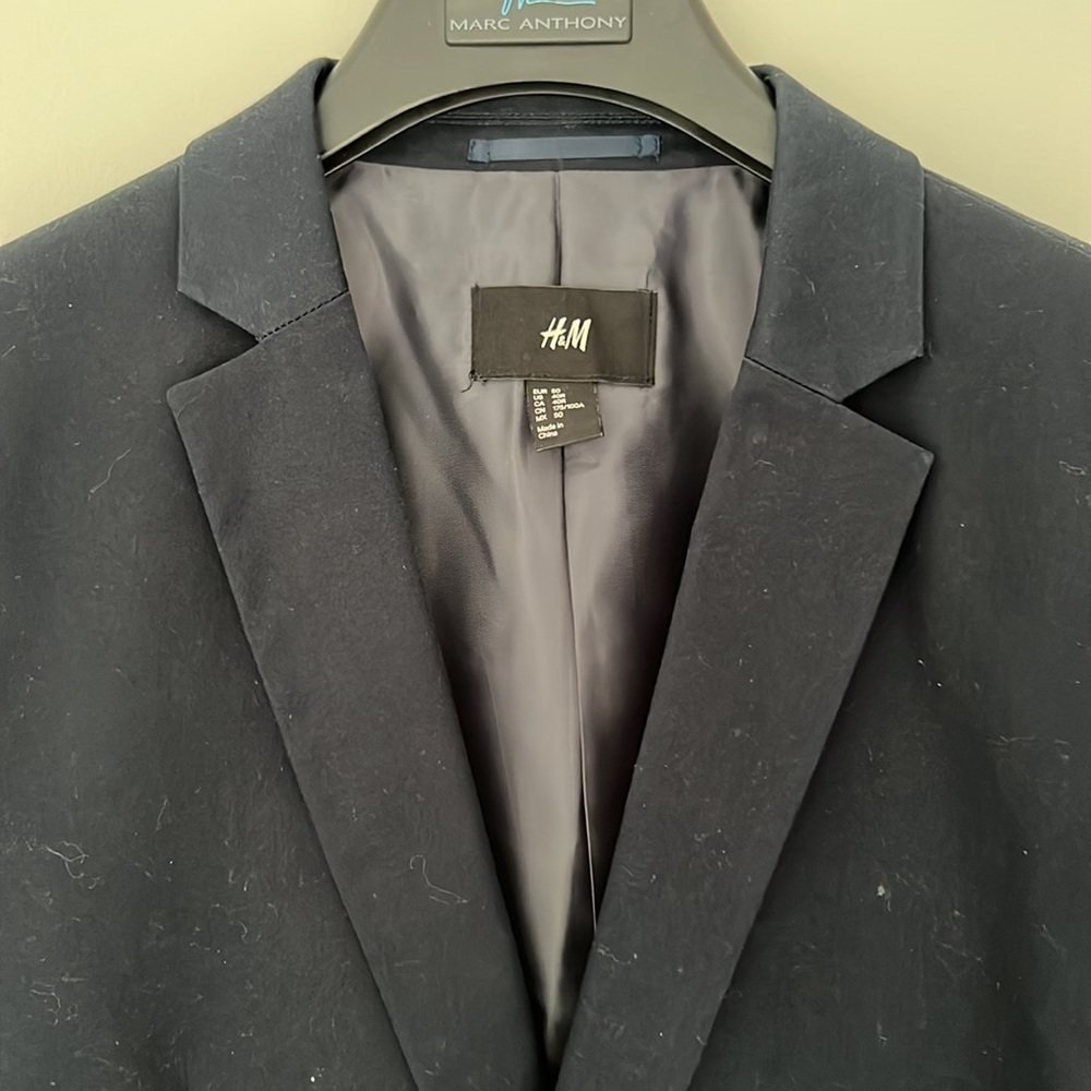 H&M men’s blue blazer